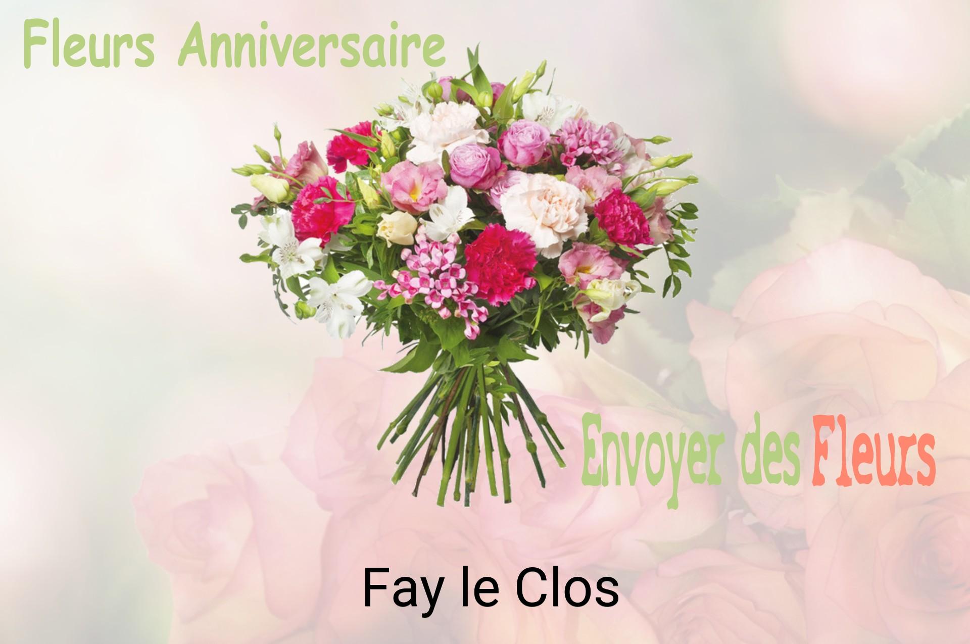 Bouquet de fleurs d’anniversaire livré à Fay-le-Clos