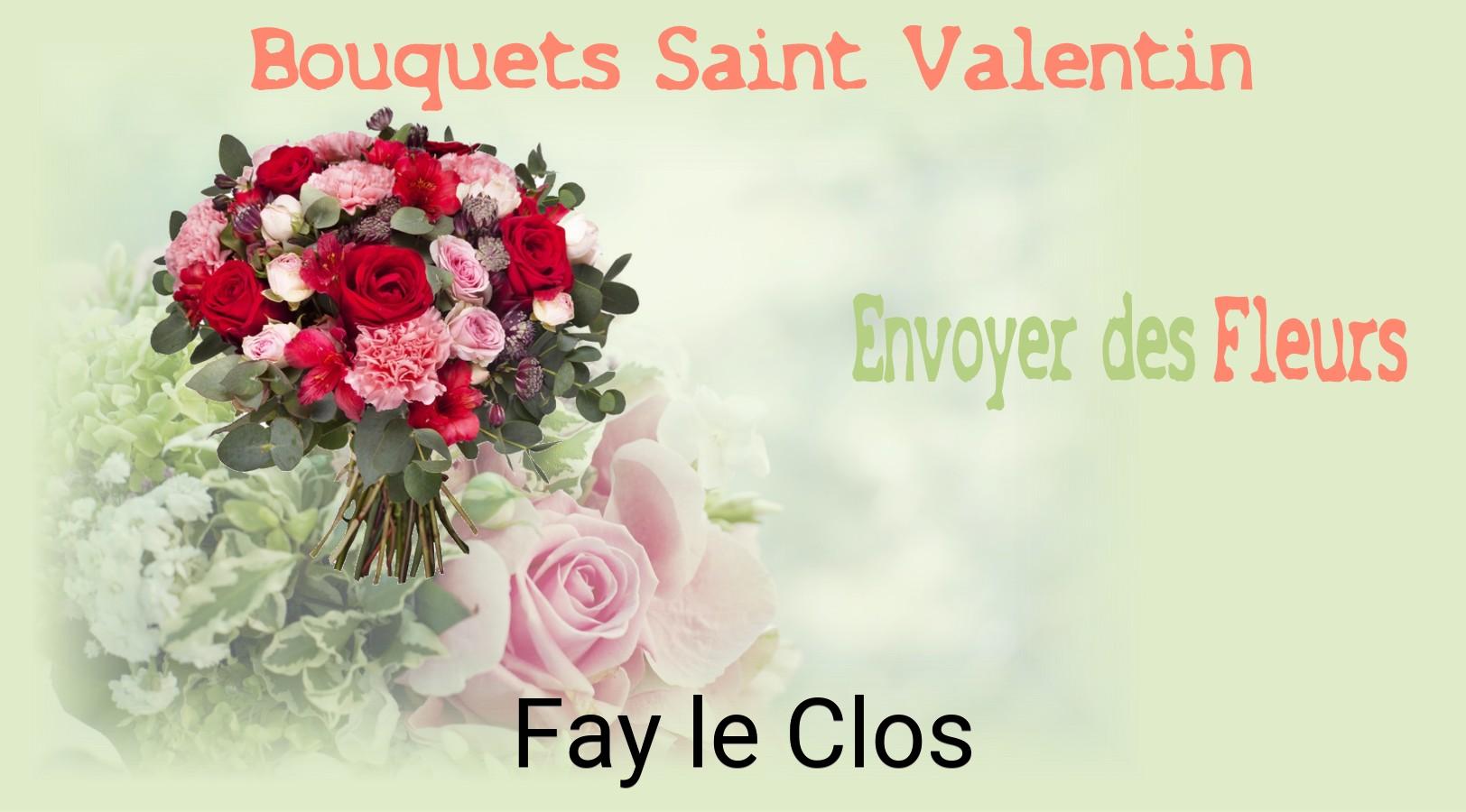 Roses de Saint-Valentin livrées à Fay-le-Clos